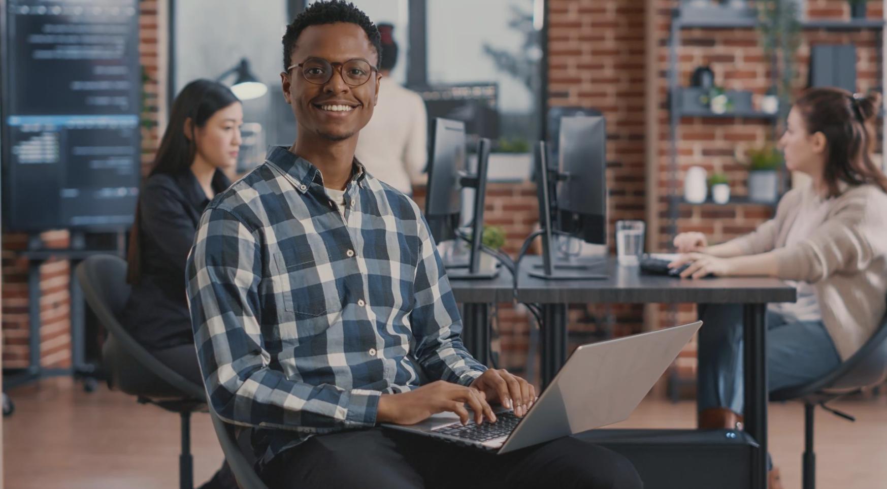 3D workspace showing asset optimization workflow